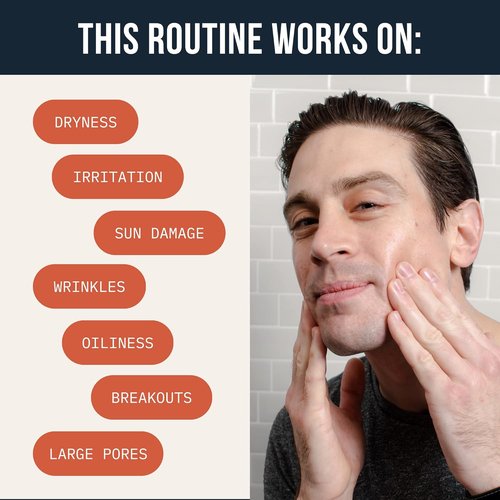 Cardon Daily Skincare Set for Men - Face Moisturizer with SPF 30 & Clay Face Wash | Perfect Gift Idea
