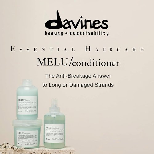 Davines MELU Conditioner - Anti-Breakage Formula for Long, Damaged Hair | Nourishing & Repairing