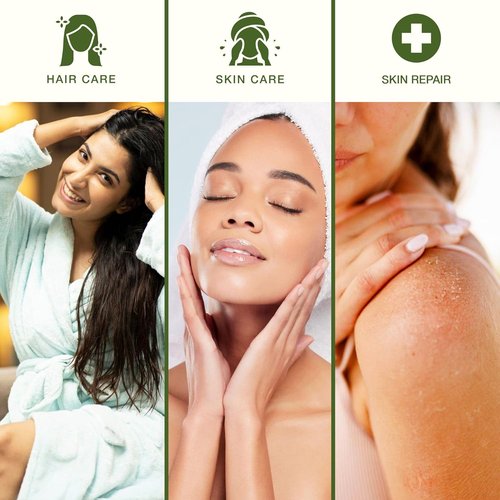 Green Leaf Naturals Aloe Vera Spray - 99% Cold-Pressed Juice with Vitamins C, E & A | 8oz Moisturizer for Hair, Skin & Sunburn Relief