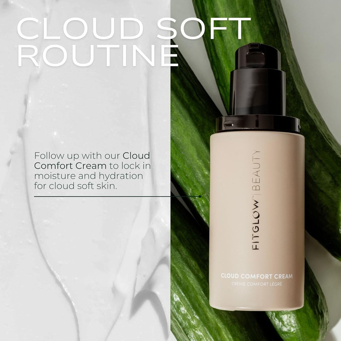 Fitglow Beauty Calm Cleanser - Gentle Milky Facial Wash for Sensitive Skin | Hydrating & Balancing | 120ml