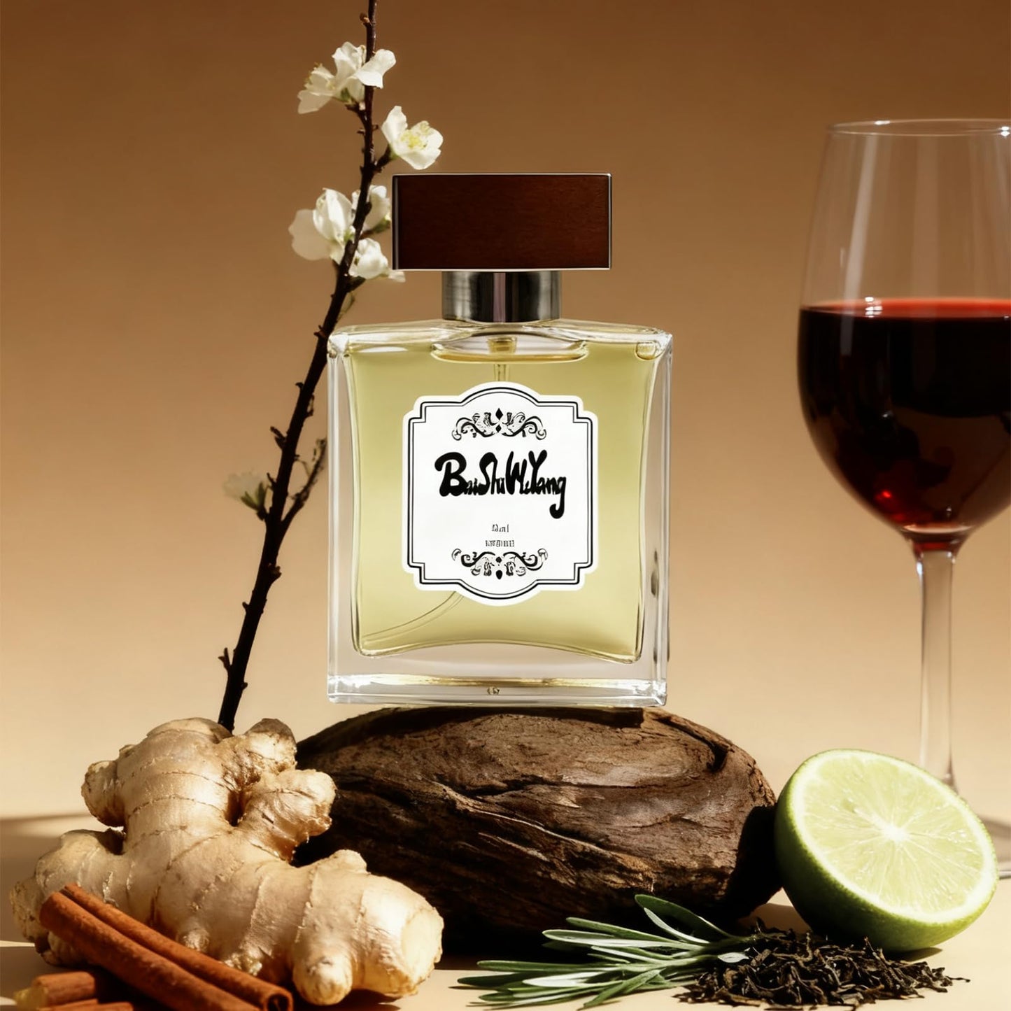 Unisex Perfume - Oriental Gourmet Eau de Parfum with Ginger, Cinnamon, Vanilla, Lemon & Beeswax - Long Lasting Fragrances for Women and Men, 50ml/1.69 fl oz
