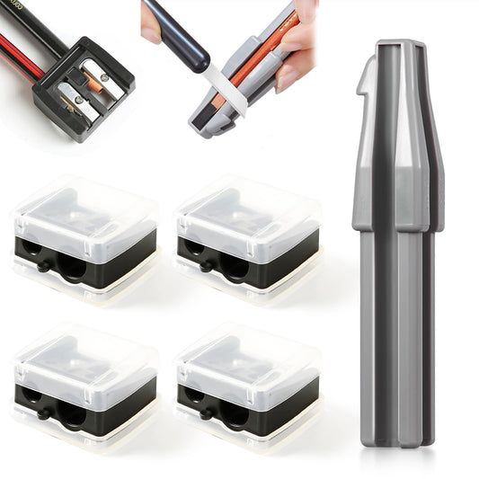 Eyebrow Pencil Shaper Cosmetic Sharpener - Eyeliner and Lip Liner Sharpener for Waterproof Peel Off Brow Pencils - Compact Duckbill-Shape Makeup Tools