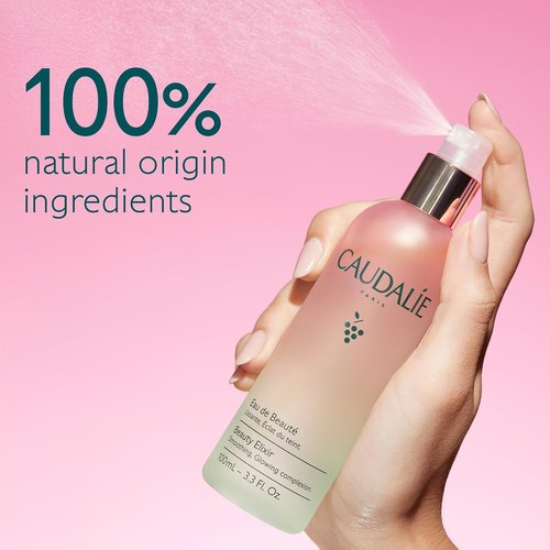 Caudalie Beauty Elixir Face Mist - Pore-Tightening Toner & Makeup Setter | 100 mL & 30 mL Sizes