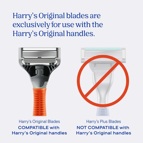 Harry's Razor Blades for Men - Premium 14 Count Refill Cartridges - German Engineered Quality