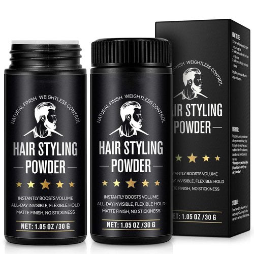 NIFEISHI Hair Styling Powder - Volumizing Texture Powder for All Hair Types | 2-Pack (1.05oz)