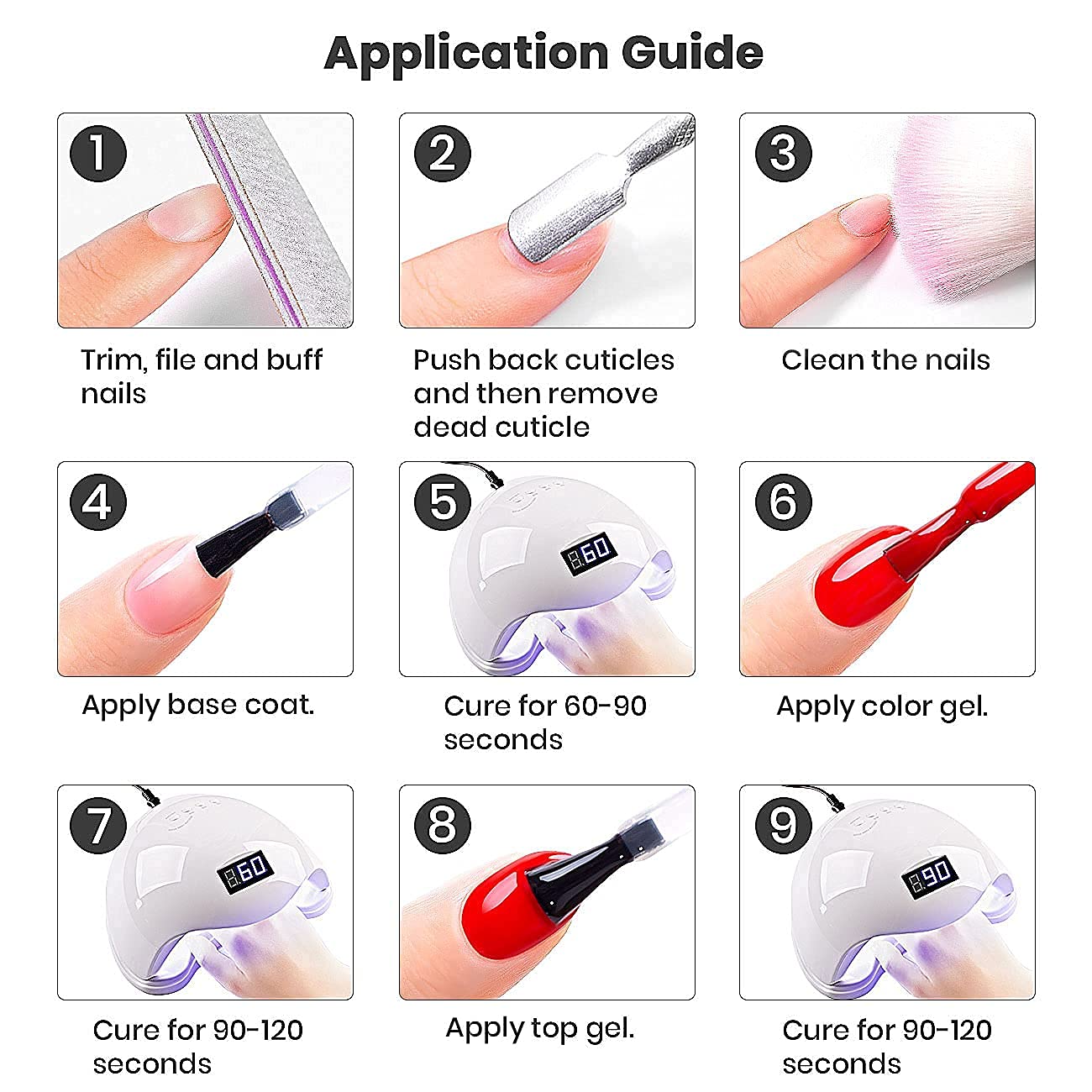 RARJSM Pearl Gel Nail Polish, Glitter Gel Polish Lavender Shimmer Mermaid Nail Gel Soak Off UV Gel for Salon Home DIY Manicure Use