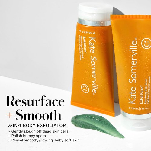 Kate Somerville ExfoliKate Body Scrub - Triple Action Exfoliating Polish for Smooth Skin, 5 Fl Oz