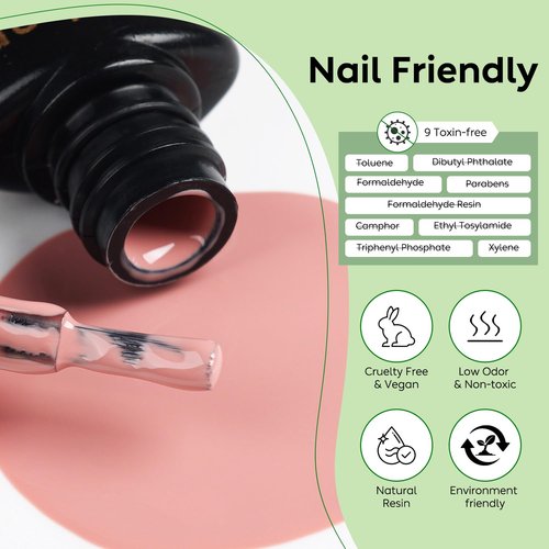Luxbon 12 pcs Gel Nail Polish Set - Fall Color Set Long Lasting Autumn Gel Polish, uv led Soak Off Nail Art Designs Manicure Kit 013