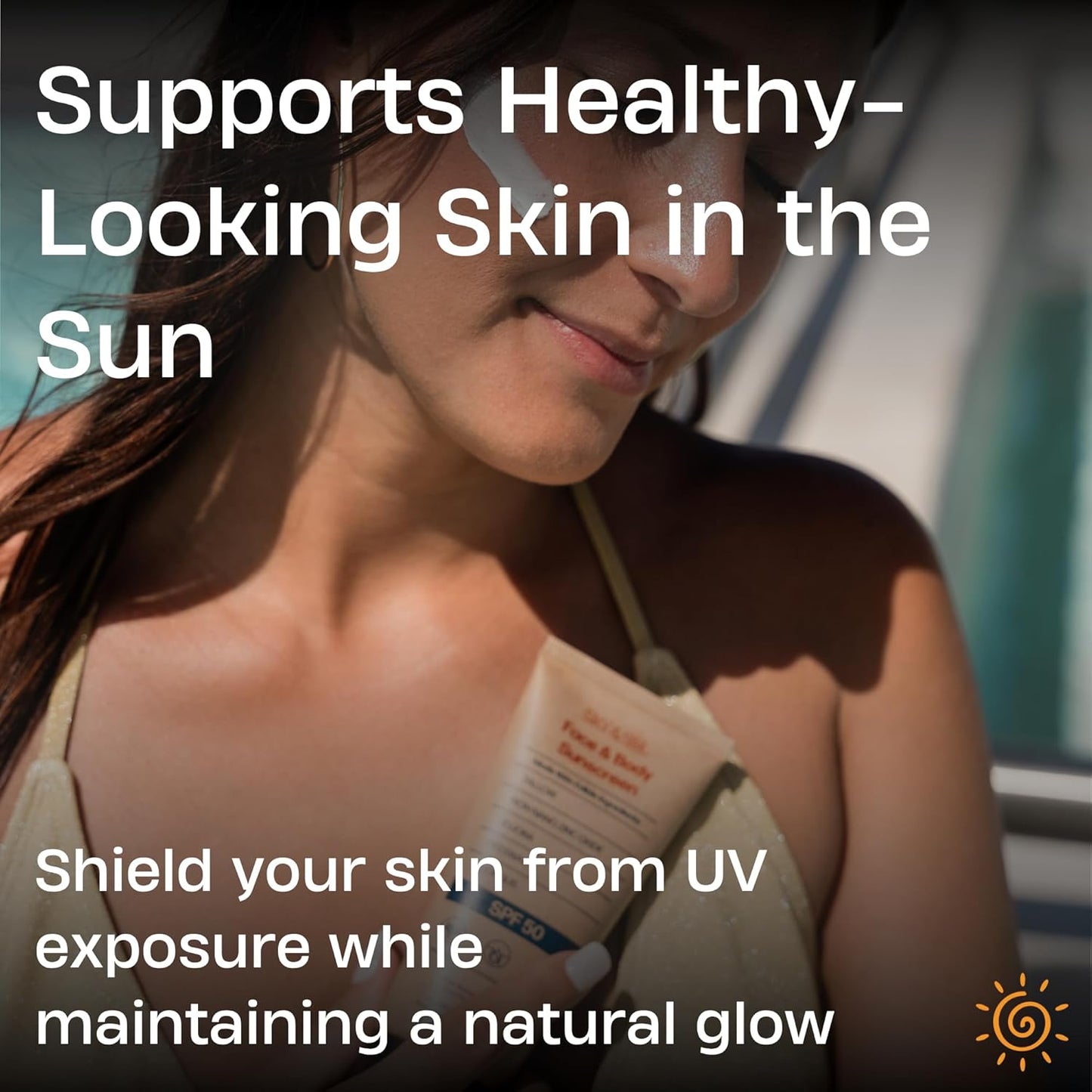 Sky and Sol Natural Mineral Sunscreen SPF 30 - Reef Safe, Water Resistant, Fragrance-Free, 3 oz