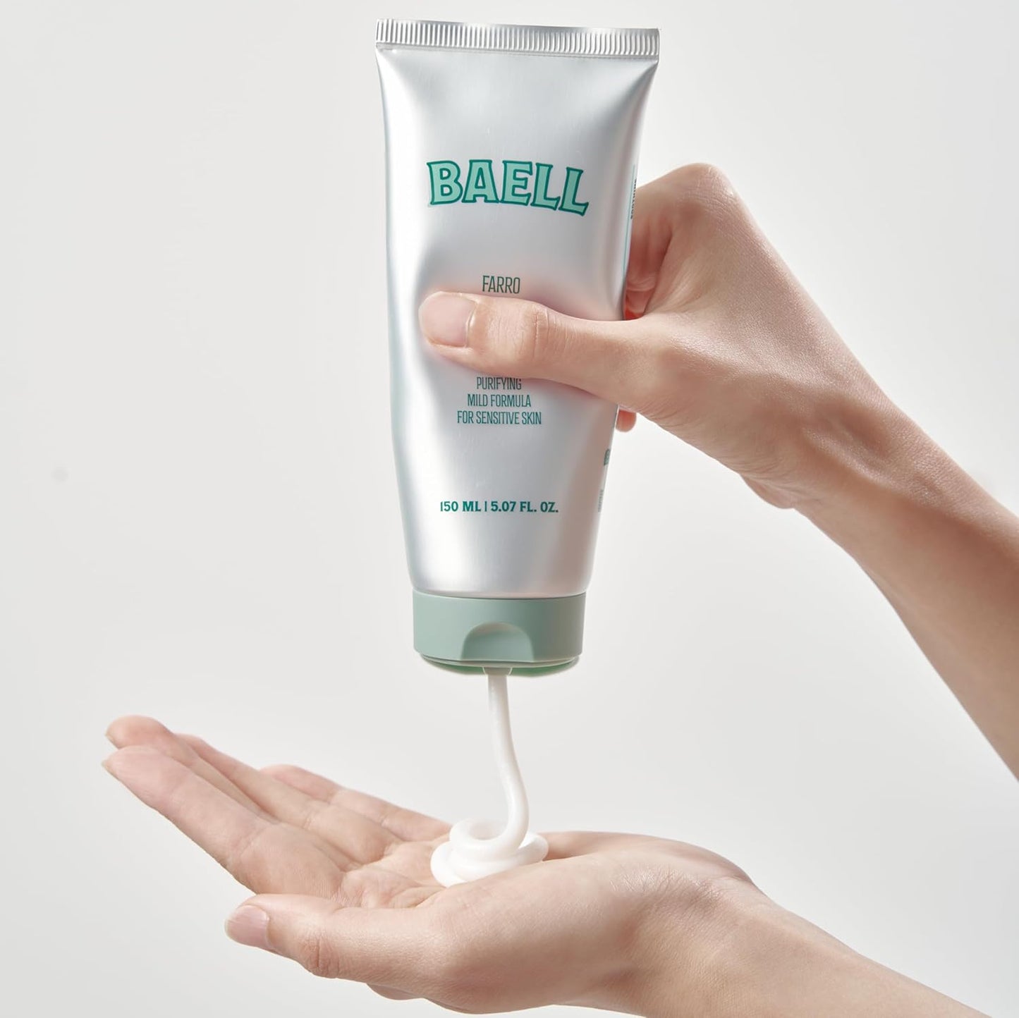 Farro Enzyme Skincare Calming Cleansing Foam - Gentle Anti-Aging Cleanser | 150ml / 5.07oz