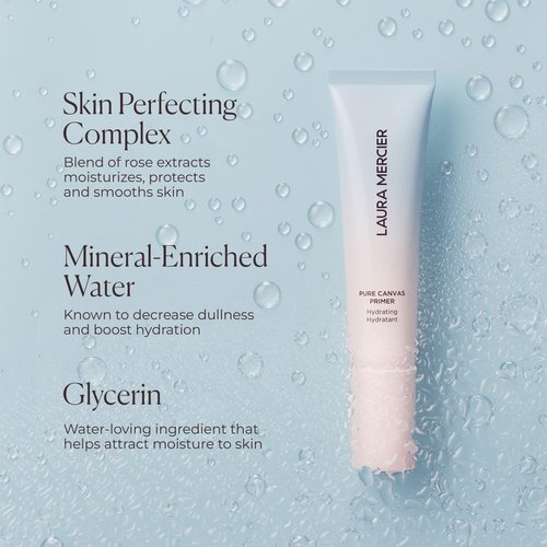 Laura Mercier Pure Canvas Primer - Hydrating & Blurring Formula for Long-Lasting Makeup | 1.01 Oz