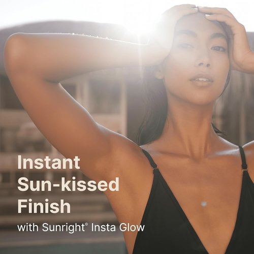 Nu Skin Sunright Insta Glow Self Tanner Gel - Natural Summer Tan for Face & Body | 4.2 oz | Enriched with Vitamin E & Avocado Oil