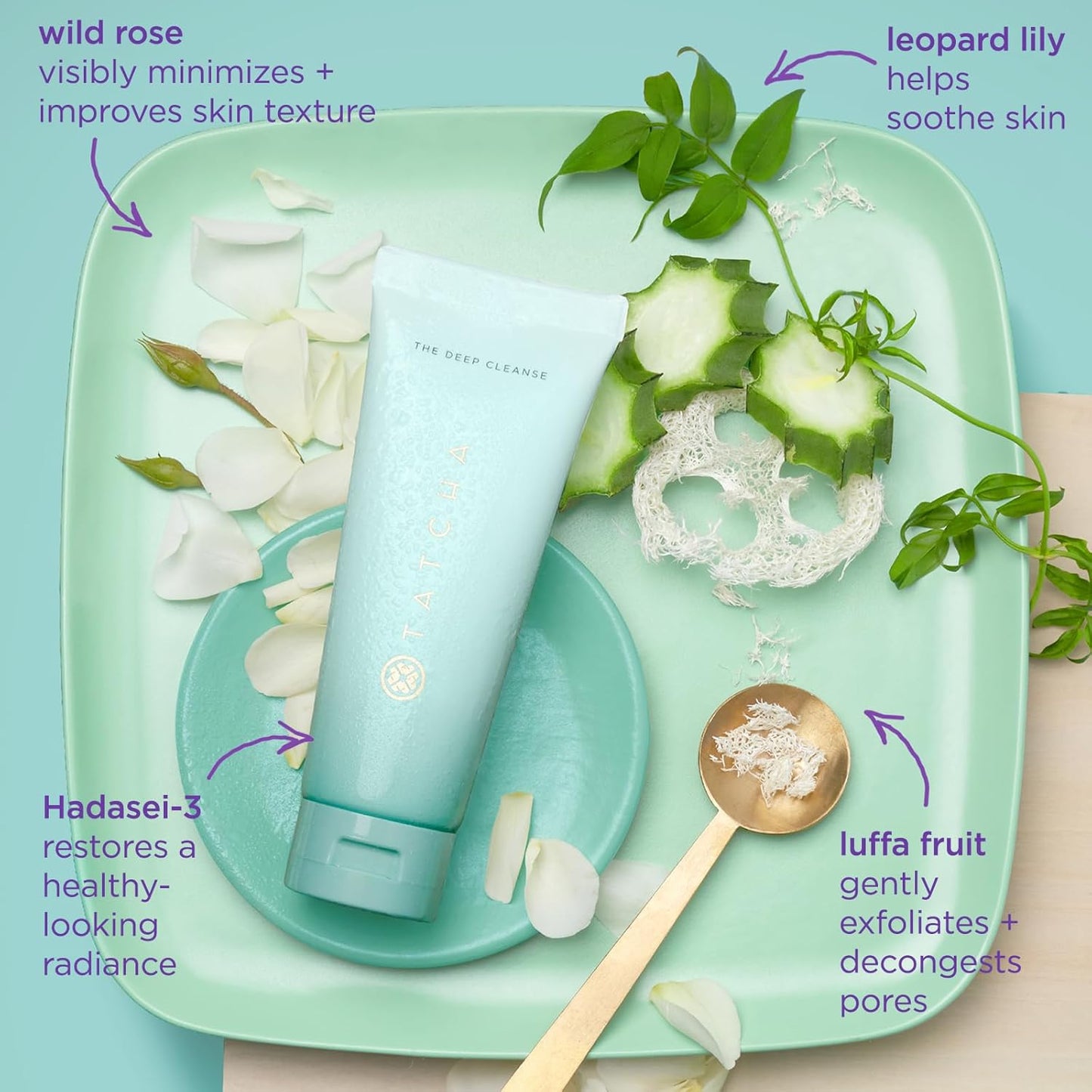 TATCHA The Deep Cleanse - Gentle Exfoliating Cleanser That Lifts Dirt & Minimizes Oil | 150ml
