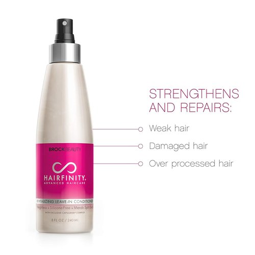 Hairfinity Revitalizing Leave-In Conditioner - Biotin Growth Treatment for Dry Hair - 8 oz