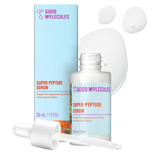 Good Molecules Super Peptide Serum - Anti-Aging Facial Serum with Peptides & Copper Tripeptides - Hydrating Skincare for Youthful Skin