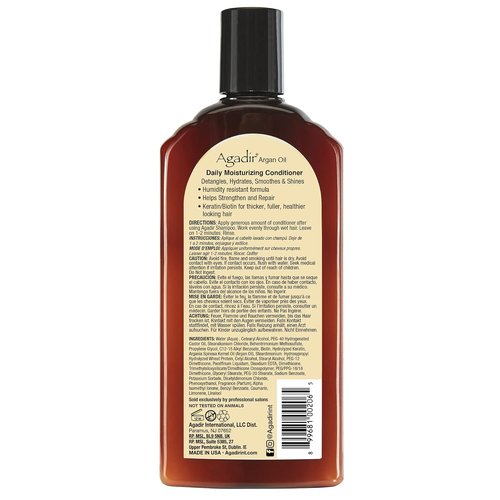 Agadir Argan Oil Daily Moisturizing Conditioner - 12.4 Fl. Oz | Nourishing Hydration for All Hair Types