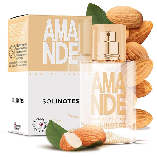 Solinotes Almond Perfume - Delicate Floral & Soothing Scent | 1.7 Fl Oz Eau De Parfum, Vegan & Cruelty-Free