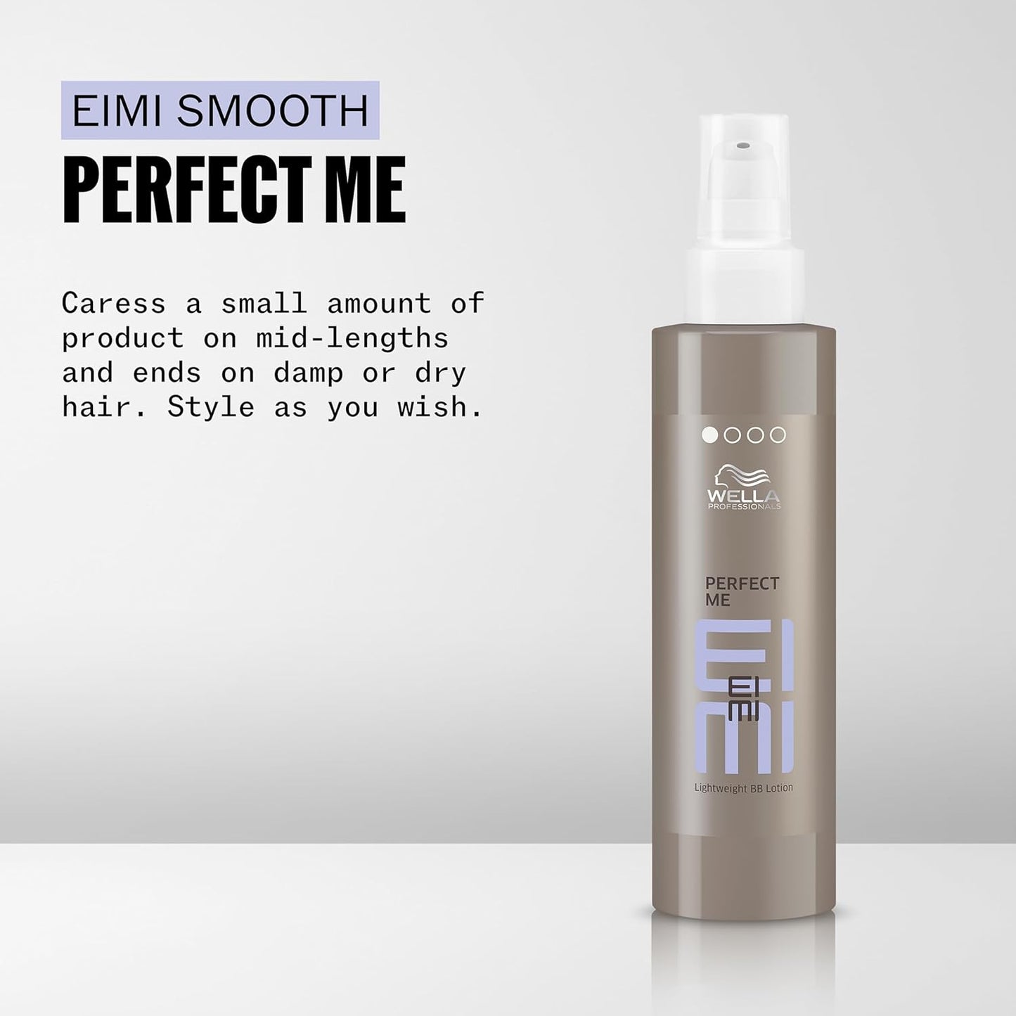 Wella Professionals EIMI Perfect Me - Lightweight BB Lotion with Heat Protectant | Instant Moisture & Shine | 3.4 Fl Oz