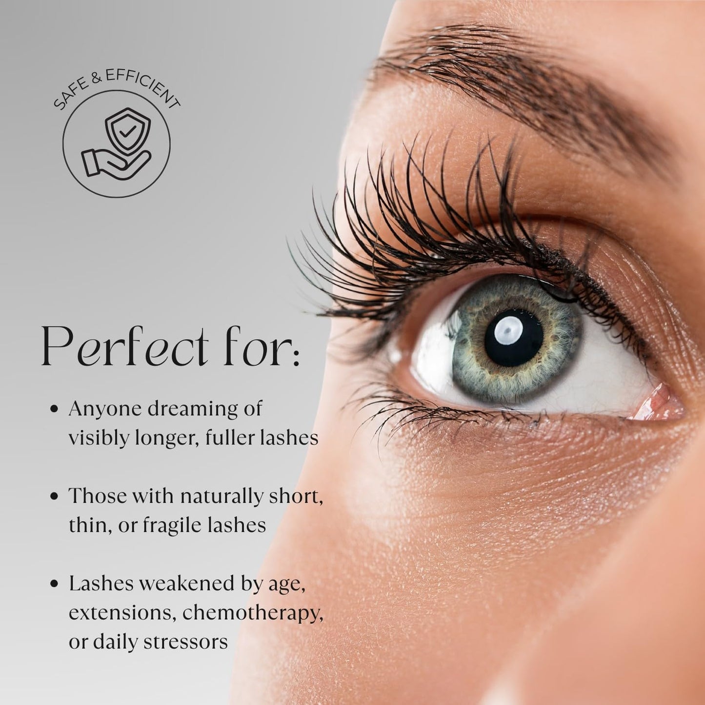 Skiennix Eyelash Serum - Lash Enhancing Formula with Botanical Ingredients for Fuller, Healthier Lashes | 3ml