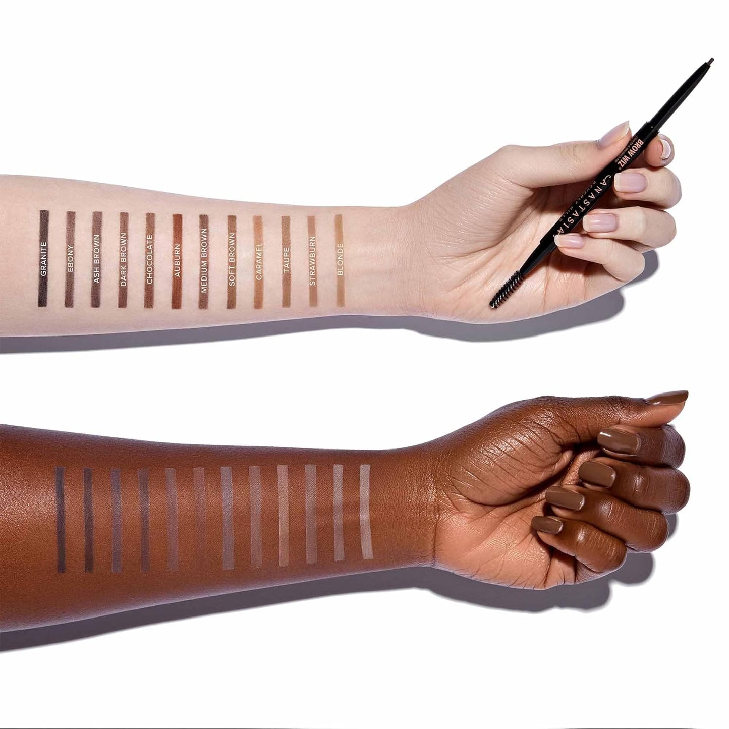 Anastasia Beverly Hills - Mini Brow Wiz Pencil for Precise Eyebrow Definition - Dark Brown