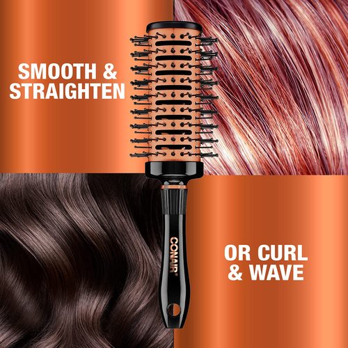 Conair Vented Round Brush | Copper Collection for Quick Blow Drying & Styling