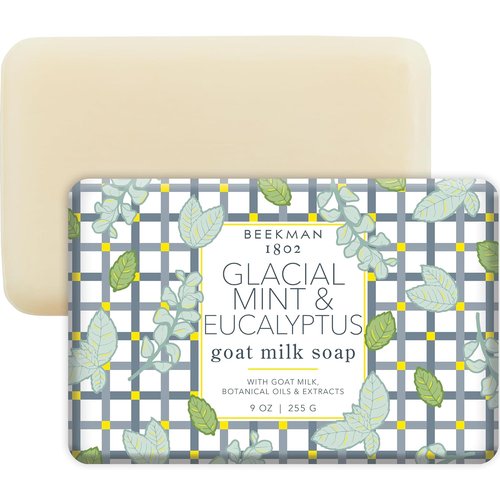 Beekman 1802 Glacial Mint & Eucalyptus Soap & Hand Wash Gift Set - Spa-Inspired Hydration Duo (2 Count)