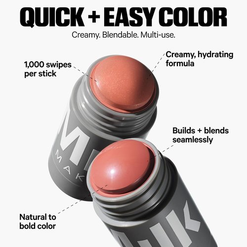 Milk Makeup Lip + Cheek Stick | Buildable Cream Blush & Lip Color with Hydrating Mango Butter & Avocado Oil – Long-Lasting Vegan Formula