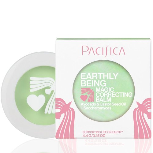 Pacifica Earthly Being Magic Correcting Balm - Green Color Corrector Face Primer for Redness, Vegan & Cruelty-Free, 0.15 oz