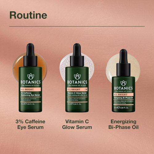 Botanics Vitamin C Face Serum - Brightening Glow with Natural-Origin Vitamin C - Vegan & Cruelty-Free (1 Fl Oz)