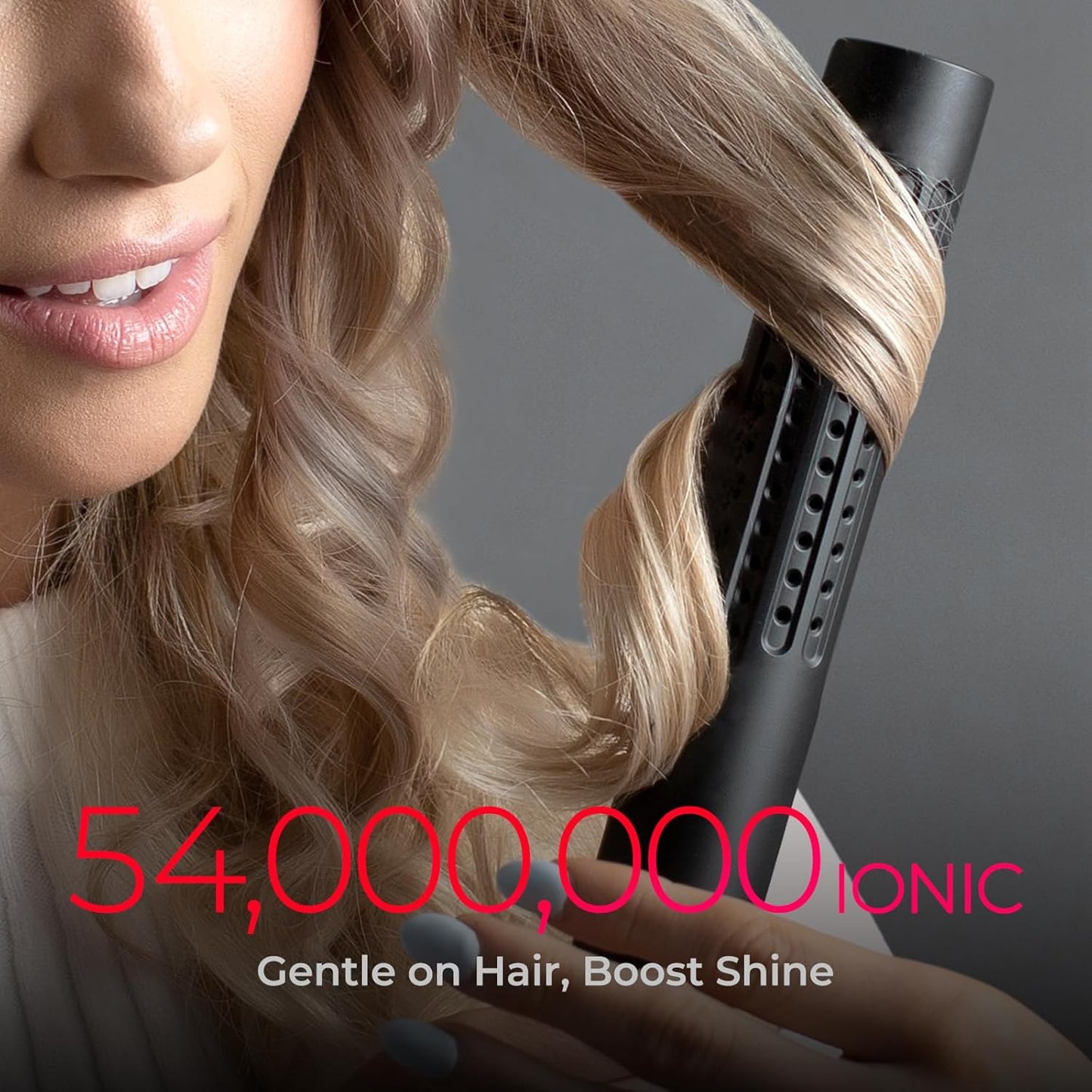 TYMO Airflow 2.0 Curling Iron - 2-in-1 Hair Straightener & Curler, 1.25 Inch, Dual Voltage, Black