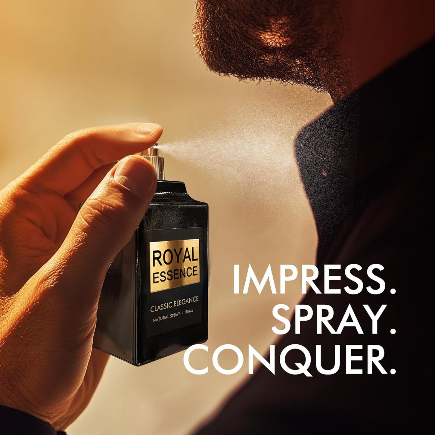 Skiennix Pheromone Cologne for Men - Premium Long-Lasting Perfume Oil, Black, 1.7 Fl Oz