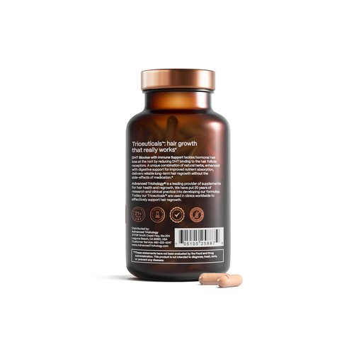 DHT Blocker - Hair Growth Supplement for Genetic Thinning for Men and Women | Approved* by American Hair Loss Association | Guaranteed, Backed by 20 Years of Experience in Hair Loss Treatment Clinics
