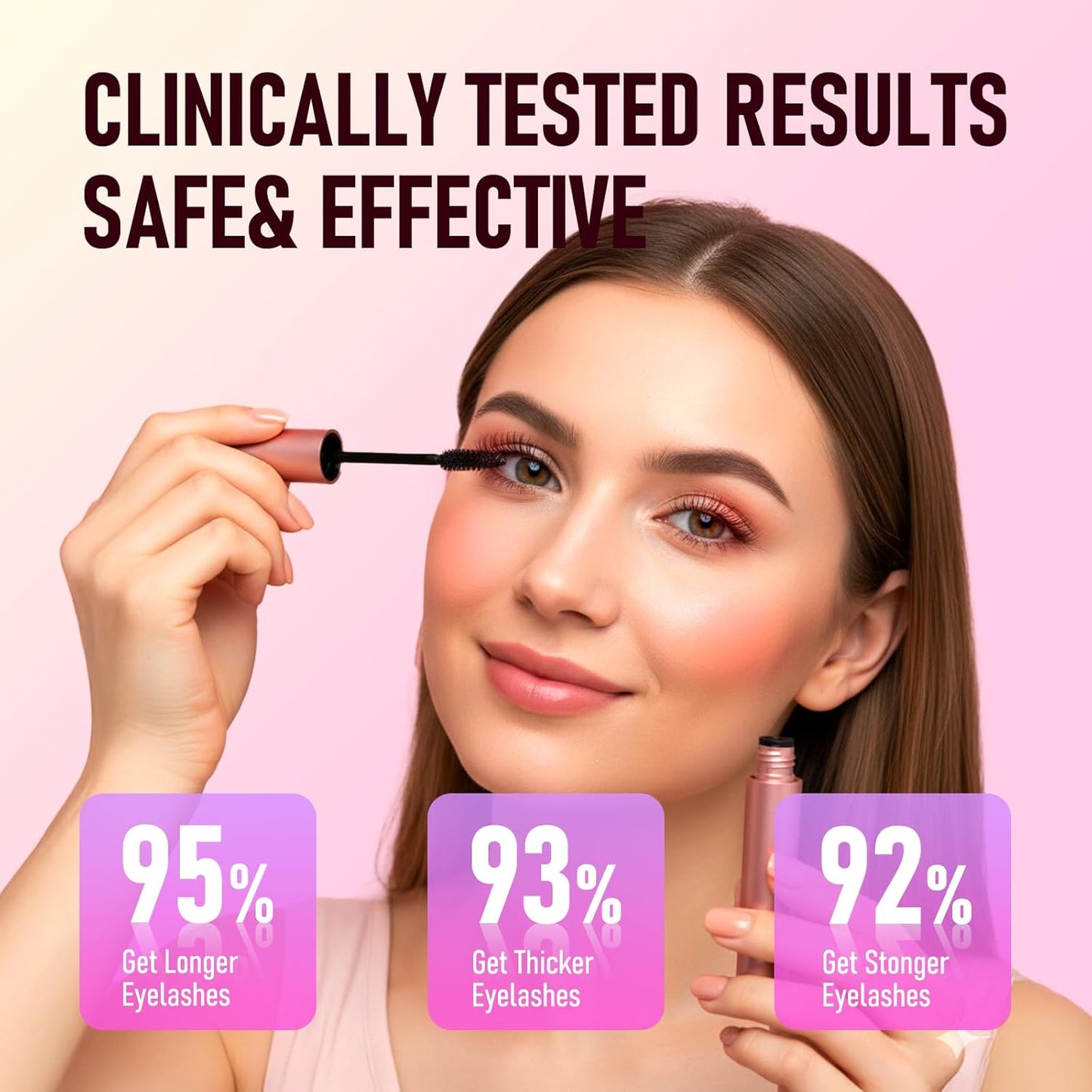 Skiennix Eyelash Growth Serum - Premium Formula for Longer, Fuller Lashes & Eyebrows | Gentle & Vegan