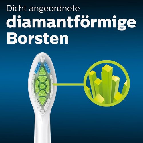 Philips Sonicare Sonic Toothbrush Heads - Optimal White 4-Pack for Superior Whitening (Model HX6064/10)
