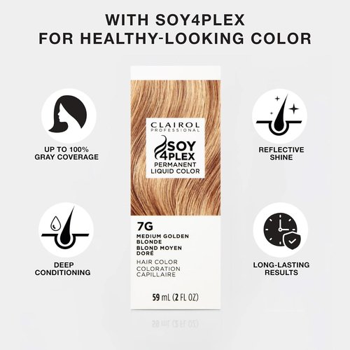 Clairol Professional Permanent Liquicolor | Light Brown/Medium Brown Hair Color with 100% Gray Coverage