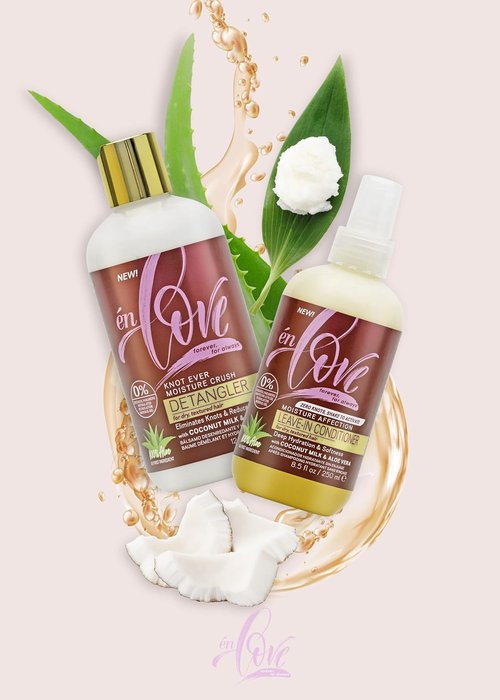 Moisture Crush Leave-In Conditioner - Deep Hydration with Coconut Milk & Aloe Vera | Detangles, Reduces Frizz | Paraben-Free, Sulfate-Free