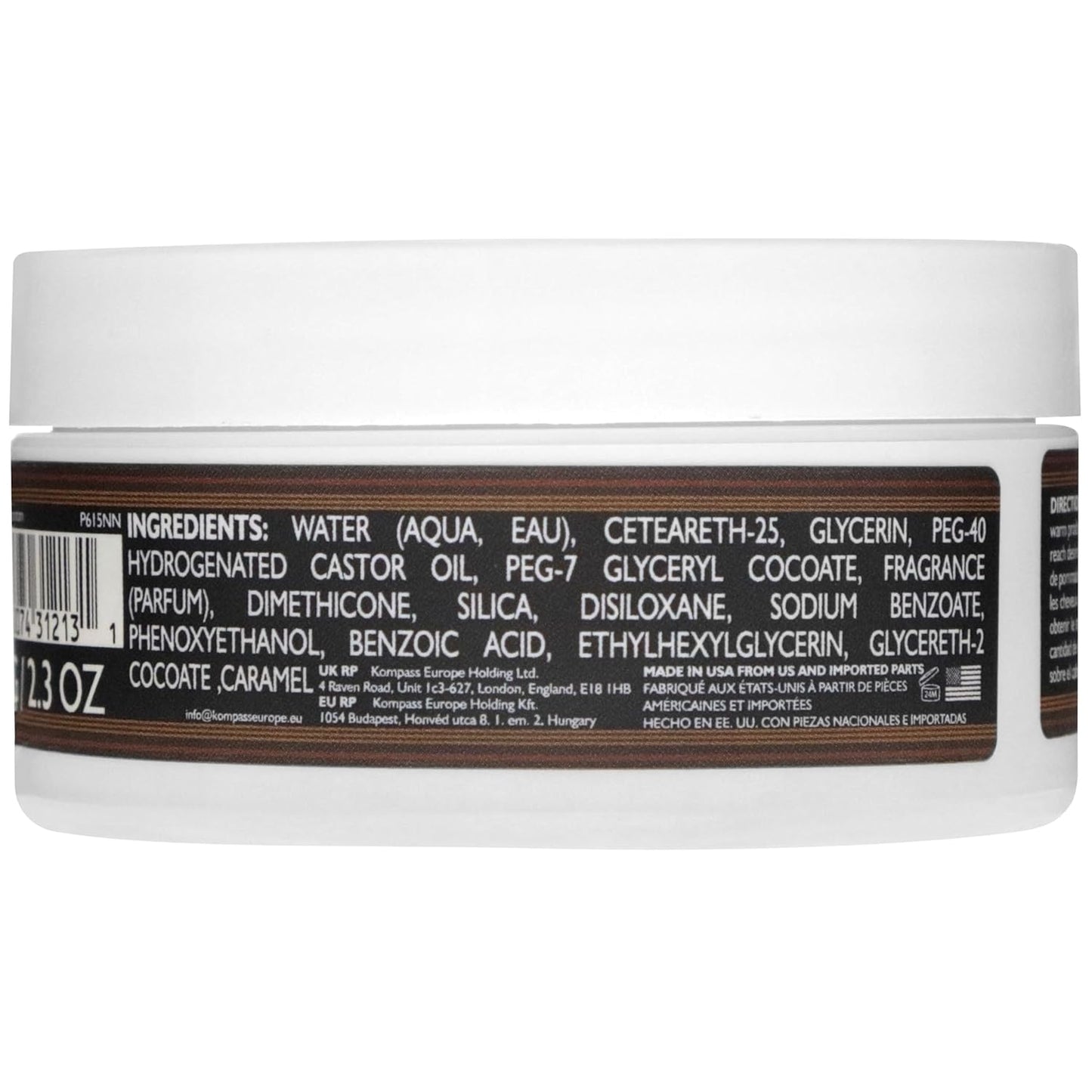 Suavecito Pomade Original Hold - Medium Shine Water-Based Hair Gel, 2.3 oz | Flake-Free & Easy Wash Out