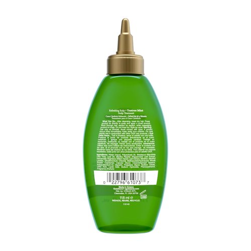 OGX Extra Strength Scalp Treatment - Refreshing Rosemary Oil & Mint Detox for Shiny Hair, 4 fl oz