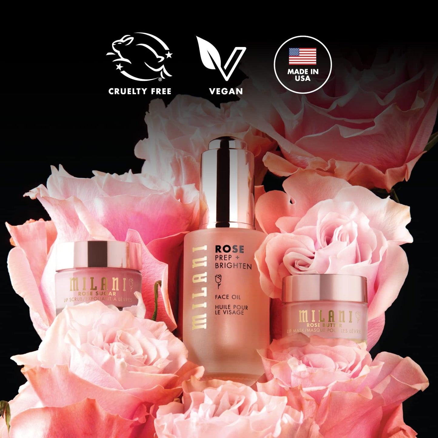 Milani Rose Sugar Lip Scrub - Lip Exfoliator to Help With Lip Care and Lip Repair