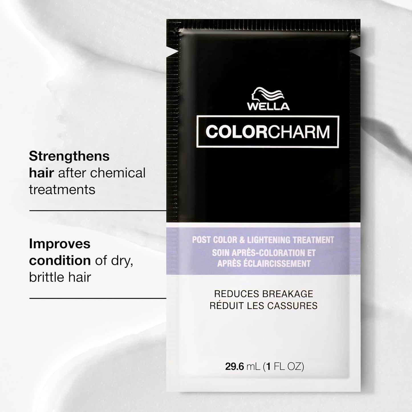 COLORCHARM Post Color & Lightening Treatment - Bond Building Formula for Shiny, Strong Hair | 1 Fl Oz Sachet