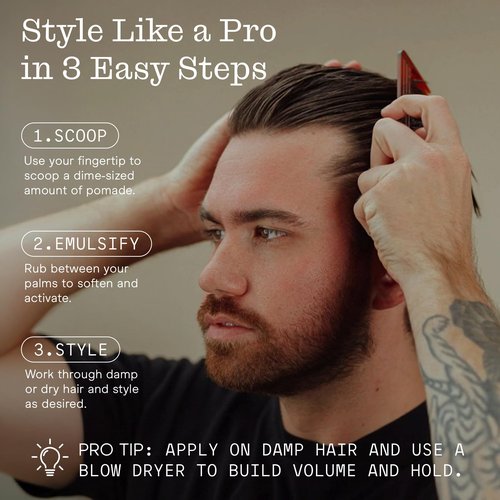 Firsthand Supply Hair Styler - Clean & Non-toxic Hair Care Ingredients - For Textured, Messy & Relaxed Hair Styles - 3oz (88ml)