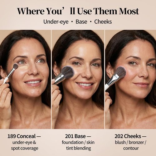 Albeaut Makeup Brush - Angled Foundation & Concealer Blending Tool for Flawless Application