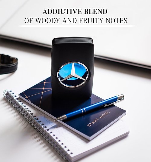 Mercedes Benz Man - Aromatic Woody Fruity Eau de Toilette for Men - Long Lasting 1 oz Cologne
