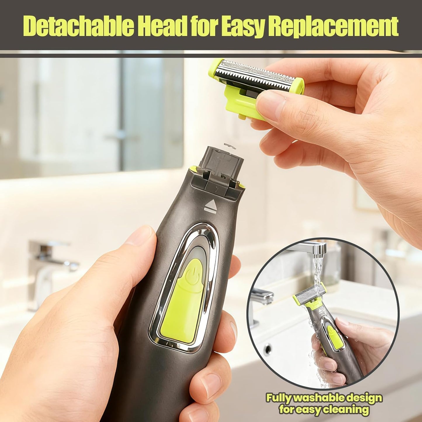 Skiennix Beard Trimmer - Rechargeable Electric Grooming Kit for Men | Washable, Versatile & Durable