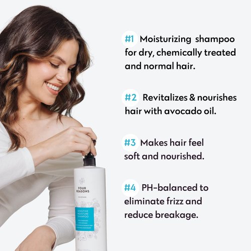 No Nothing Fragrance-Free Moisturizing Shampoo - Hypoallergenic & Hydrating for Sensitive Skin - 33.8 fl oz