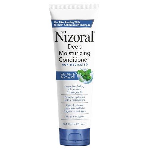 Nizoral Deep Moisturizing Conditioner - Anti-Dandruff Formula with Mint & Tea Tree Oil | 9.4 oz, Sulfate-Free