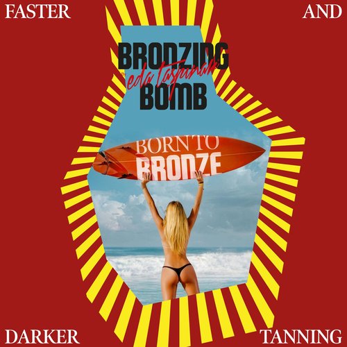 Bronzing Bomb Tanning Oil Spray | Fast Deep Dark Tan Accelerator with Golden Glow | Lightweight Non-Greasy Bronzing Oil | Moisturizing with Coconut Oil & Vitamin E | No SPF | 6.8 fl oz