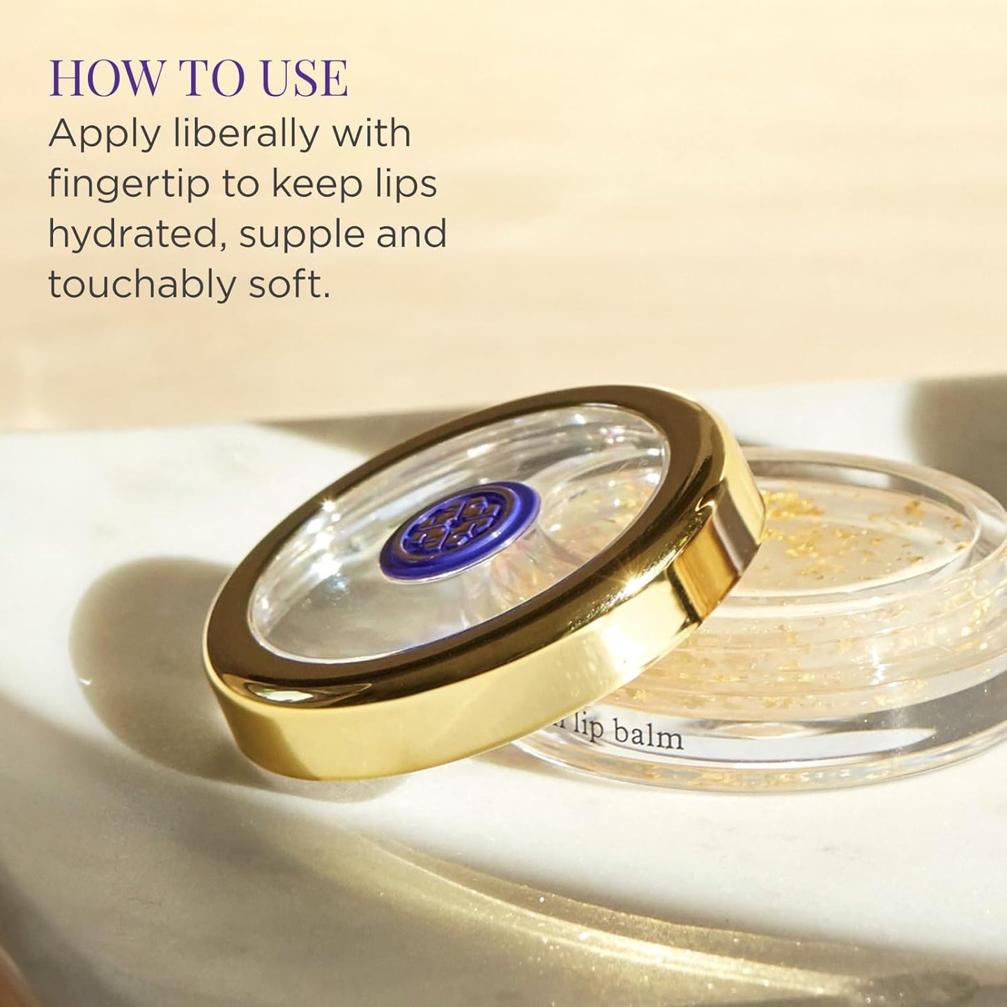 Tatcha Camellia Gold Spun Lip Balm - Nourishing & Hydrating Formula, 6g | 0.21 oz