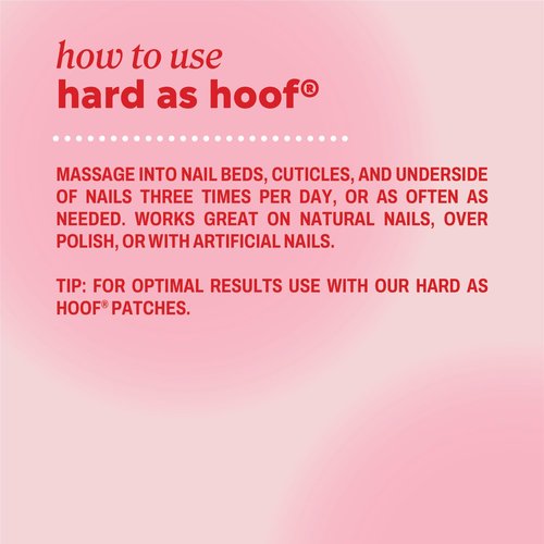 Onyx Professional Hard as Hoof Nail Strengthening Cream, Shea Butter Scent - Nail Growth & Conditioning Cuticle Cream Stops Splits, Chips, Cracks & Strengthens Nails, 1 oz