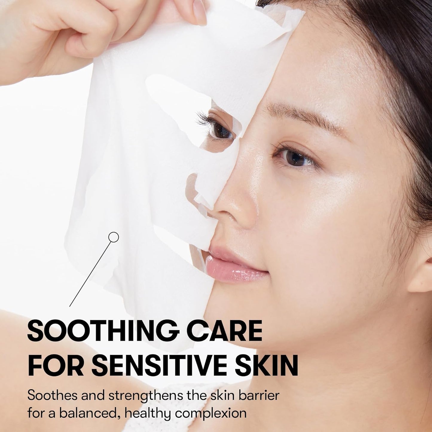 VT COSMETICS CICA Daily Soothing Mask - 30 Sheets with Centella Asiatica & Hyaluronic Acid for Hydration & Glow